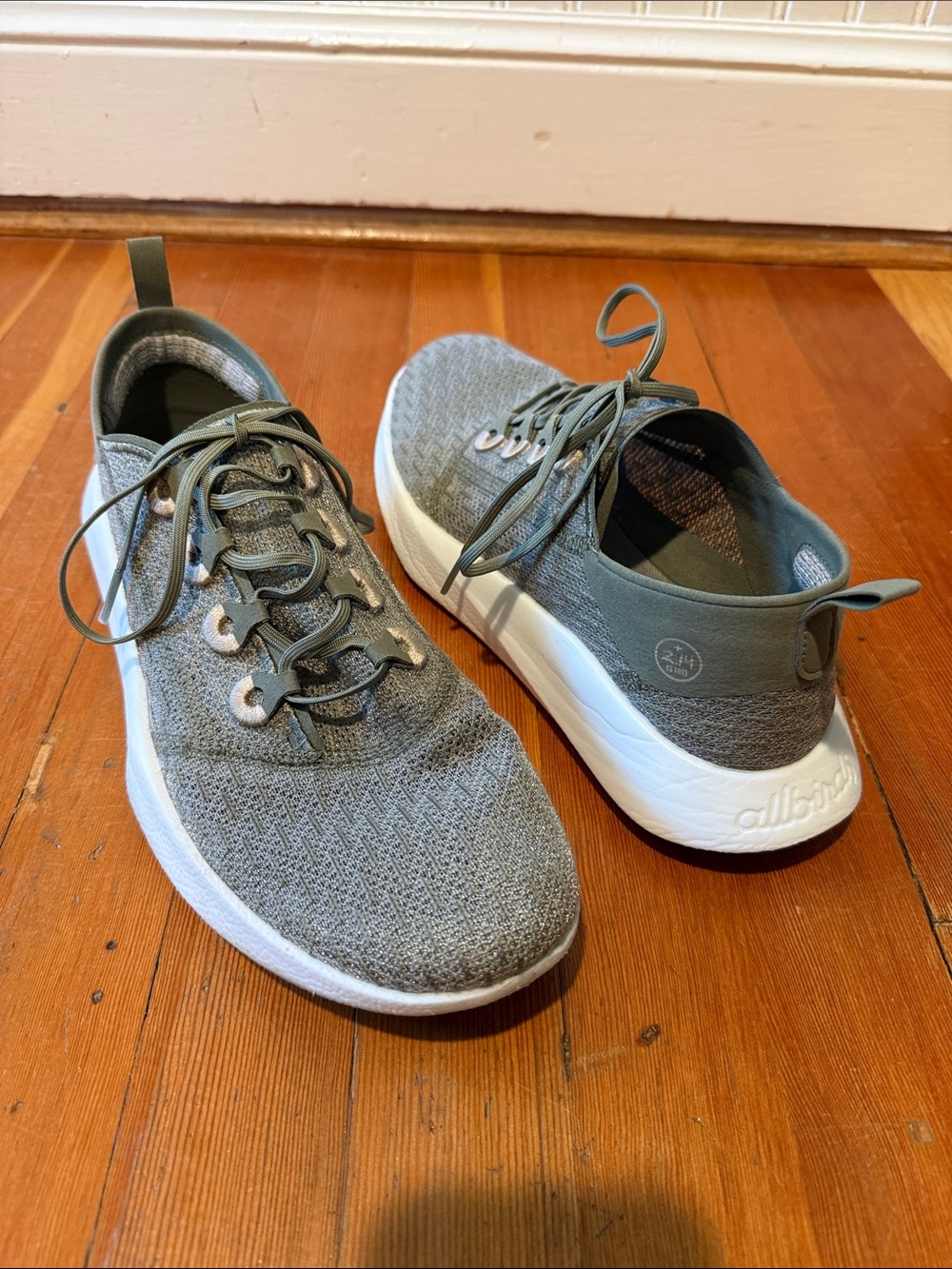 allbirds Men's Knit Sneakers in Olive